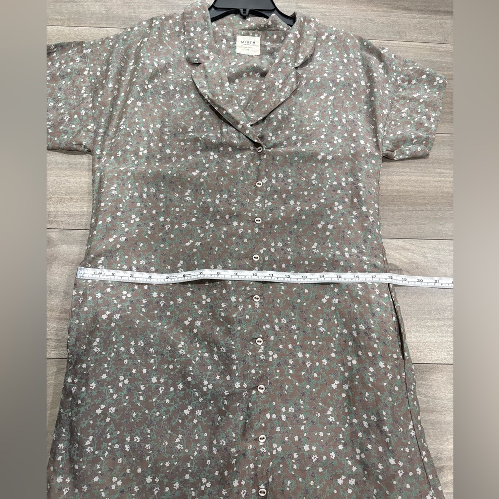 MIRTH Floral Neutrals Print Women's Dress Size XS - Picture 8 of 9